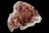Pink Amethyst Geode Section - Argentina #124167-1